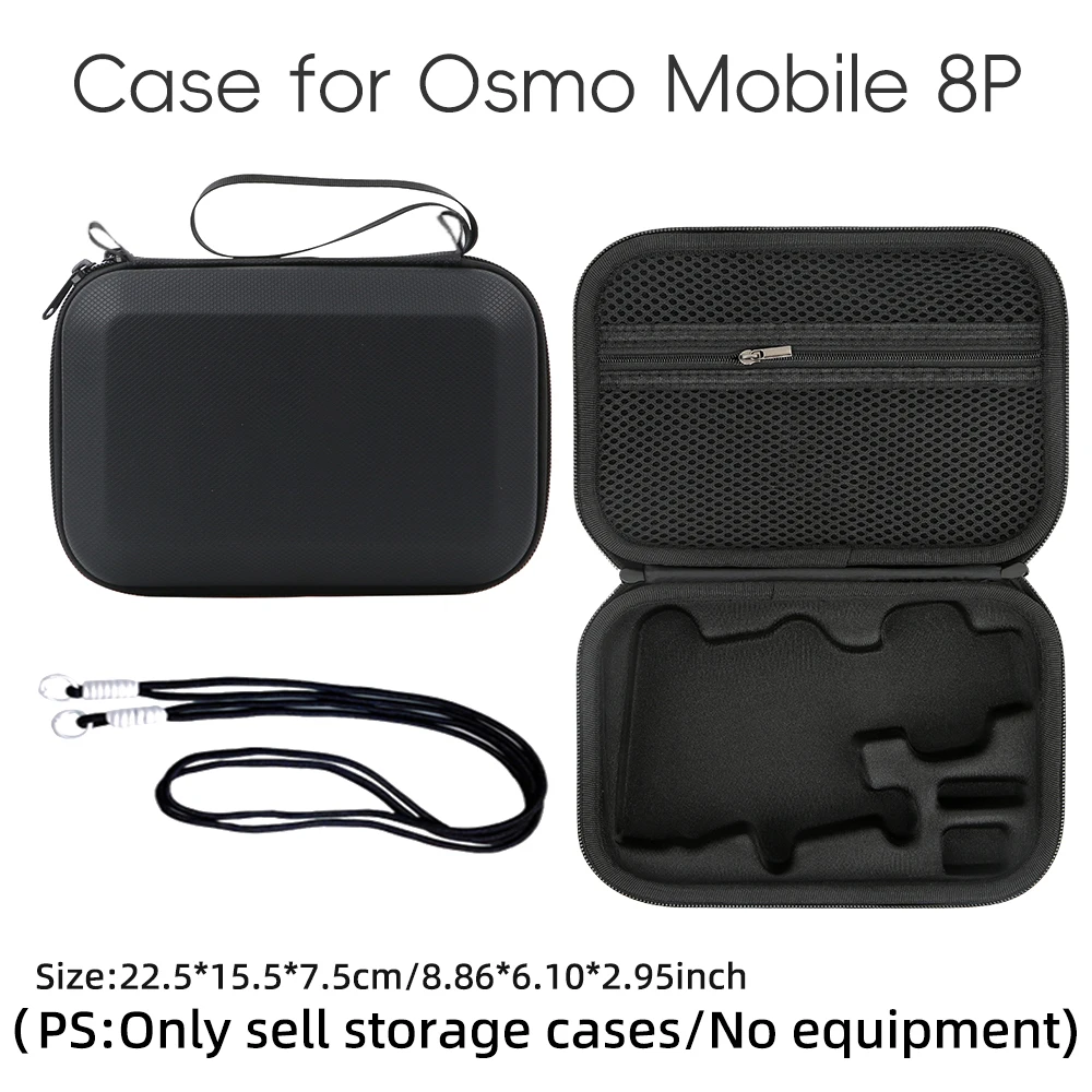 Picture 3: This carrying case is designed for DJI Osmo Mobile 8P and offers shock drop, and dust protection