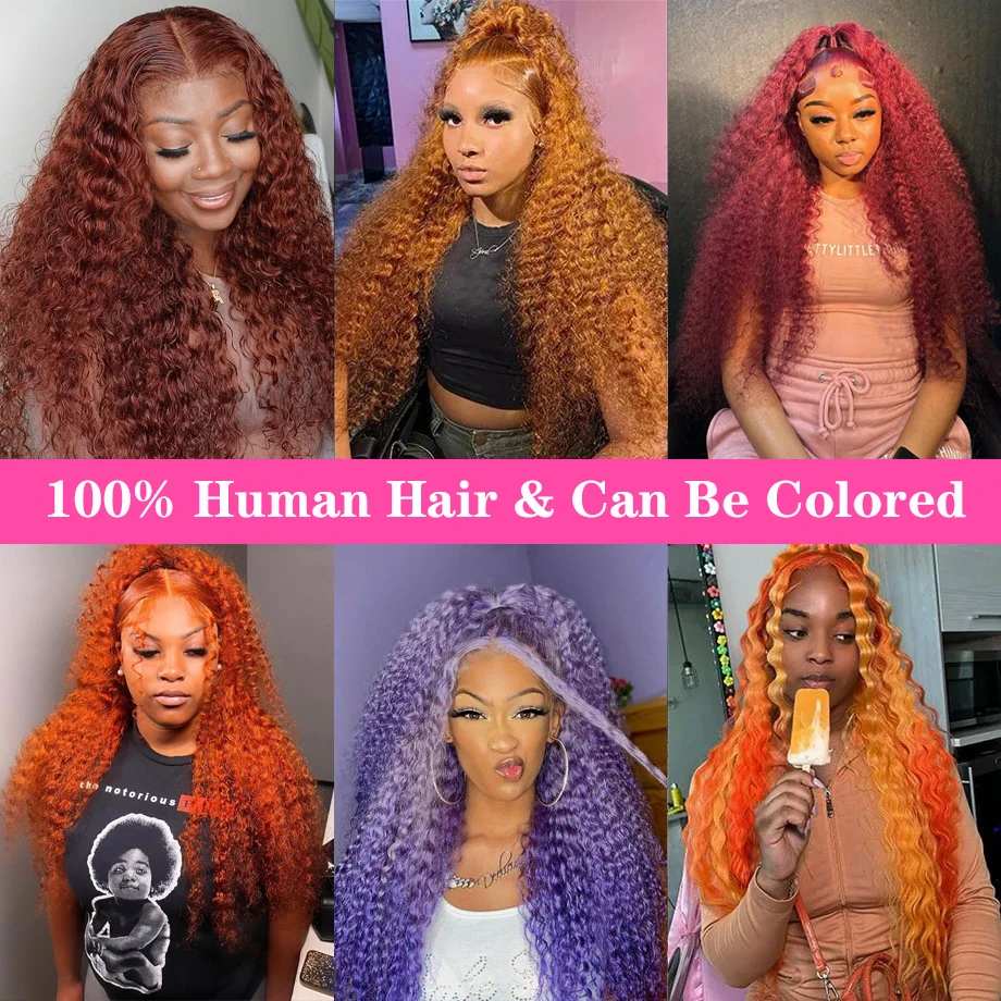 613 Hd الدانتيل الباروكة الأمامية 13x6 شعر بشري مجعد الباروكات 30 بوصة موجة عميقة 13x4 العسل شقراء الإنسان الدانتيل شعر مستعار أمامي موجة المياه شعر مستعار