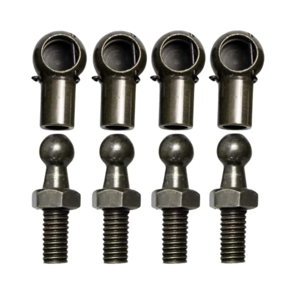 

Qty(4) M6/M8 Female Thread 10mm Gas Spring Strut Lift Support Ball Stud Socket Joint Bearing End Fitting Connectors Replacement