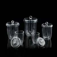 1pcs Lab Quartz Glass Crucible with Cover High Purity and High Temperature Resistance 10/20/30/50/100/150/200/250/300ml