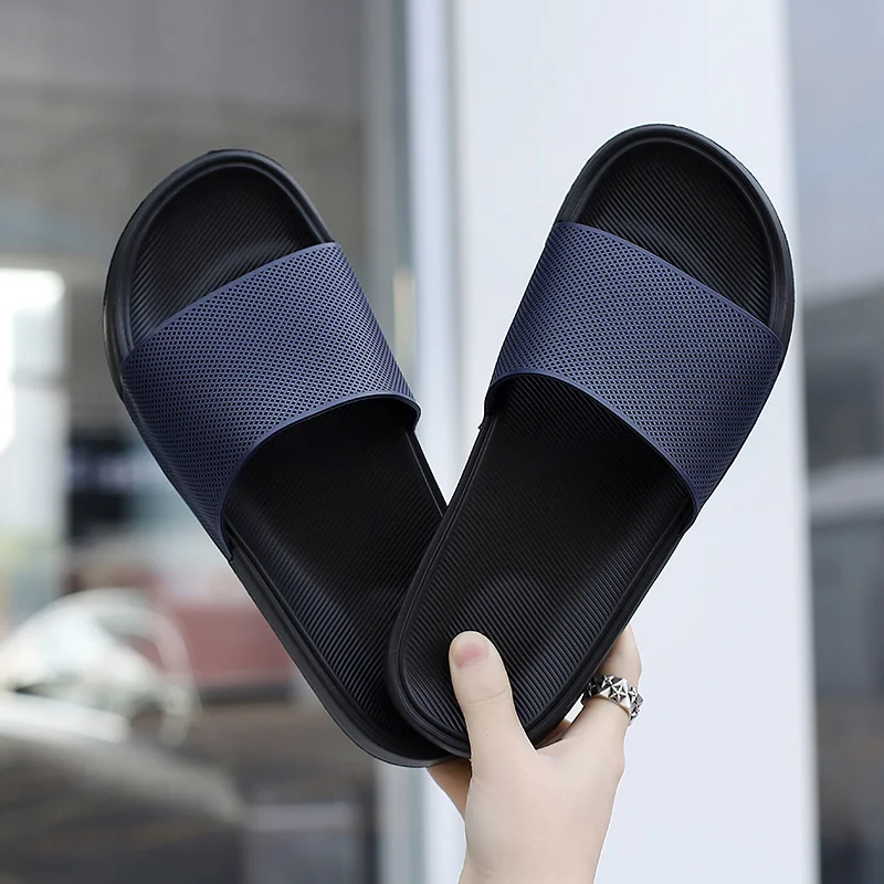 Summer Mens Breathable EVA Slides Men Beach Slippers Indoor House Home Slipper Soft Lightweight Slipers 46 47 48 New 2023