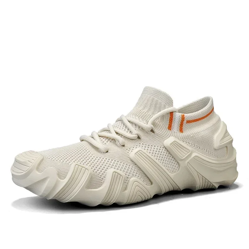 Men's Summer Volcano Socks Shoes Octopus Design Breathable Mesh Casual Single Shoes Live Broadcast Cross-Border Goods