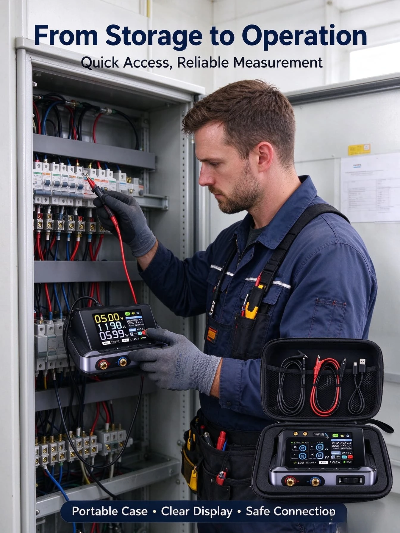EVA-Hartschalenkoffer für FNIRSI SWM-20 Energiespeicher-Punktschweißgerät & DPS-150 CNC-Einstellbares Netzteil, DIY-Schaumstoffeinlage – Detail 9