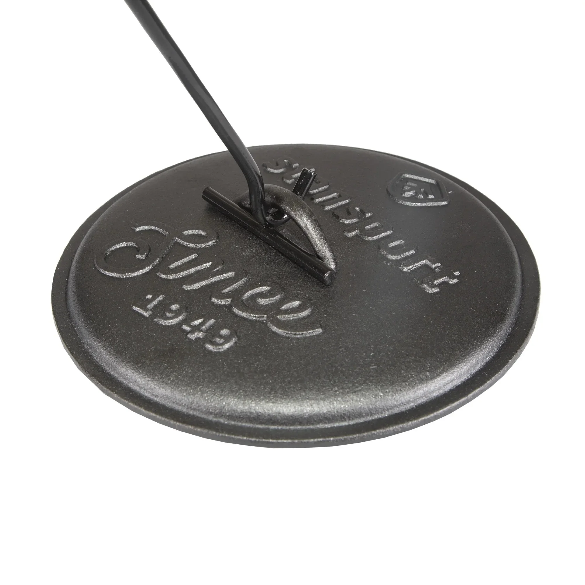 طقم فوضى للتخييم من الحديد الزهر مكون من 6 قطع، طقم أواني طهي محمولة للتخييم في الهواء الطلق والمشي لمسافات طويلة وحقائب الظهر