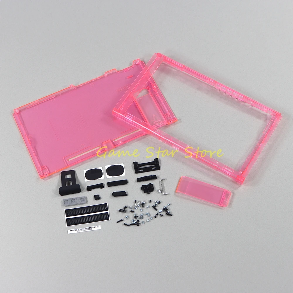 8 مجموعات كاملة مجموعة الإسكان شل غطاء الجبهة الخلفية مع أزرار لملحقات ألعاب وحدة التحكم التبديل NS #5