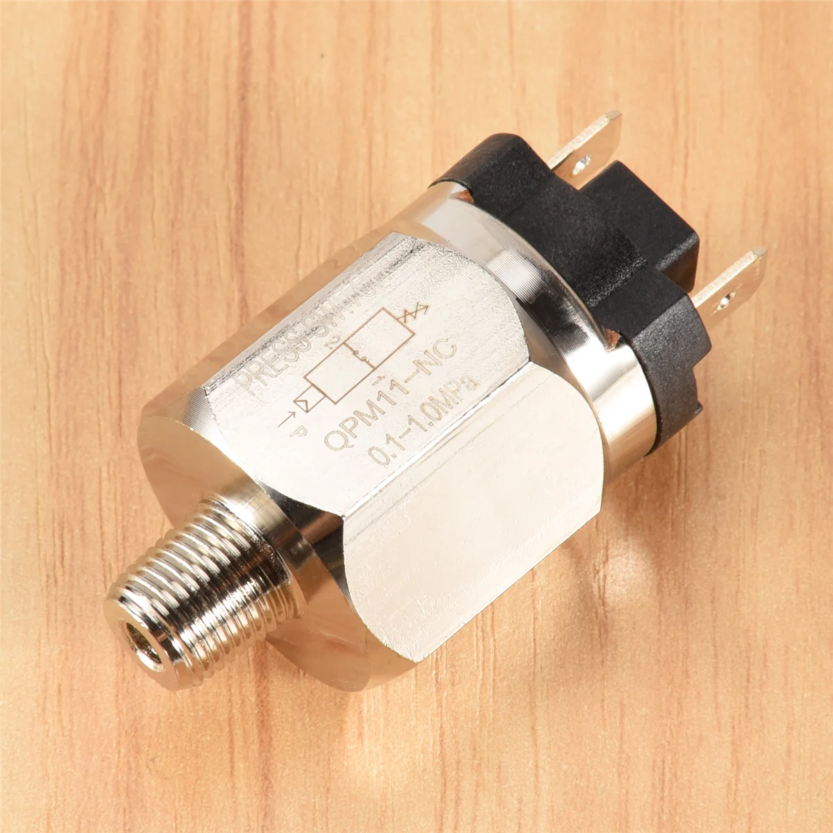 ABLJ Boquilla de interruptor de presión tipo diafragma ajustable con puerto confiable de 1/8 pulgadas QPM11-NC