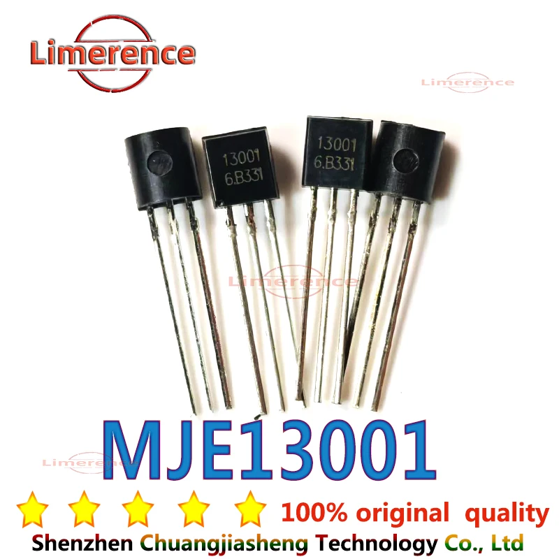 100PCS MJE13001 TO-92 13001 TO92 E13001 new triode transistor