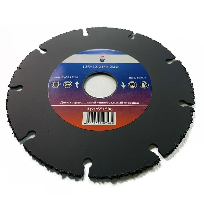 2 Pcs 125mm Diamond Saw Blade Cutting Disc 22.23mm On An Angle Grinder For Cutting Wood/Plastic/Laminate Dry Cutting Work Tool