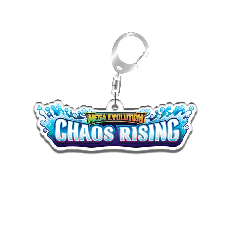 Keychain for Pokemon Chaos Rising Perfect Order Sparks Anime Game Fans Gifts Recycled Acrylic Backpack Pendant Decoration Rare