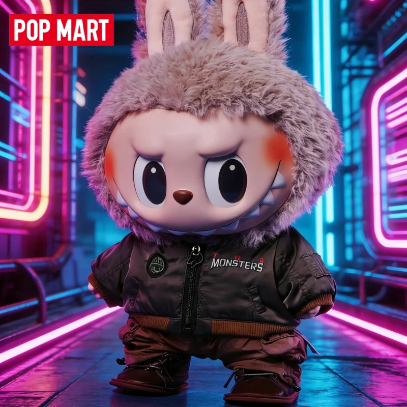 

Genuine POP MART LABUBU JUMP FOR JOY Vinyl Plush Toy Commemorative Collection Toys Large Dolls
