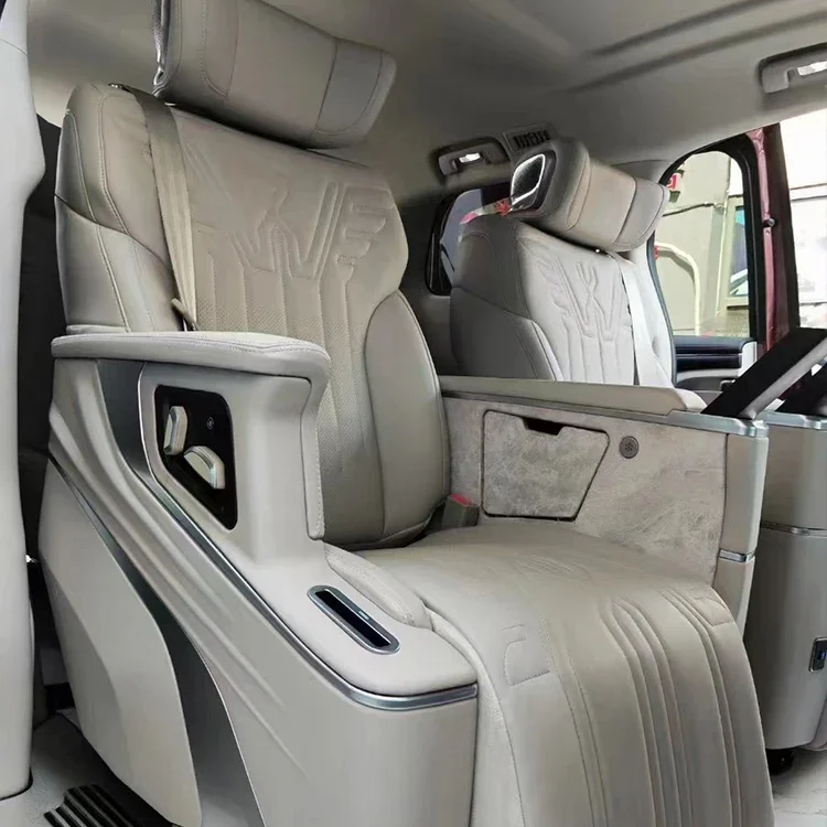 Luxurious and Comfortable Business Car Seats Van Interior Accessories Multifunctional Seats alphard single captain car seat