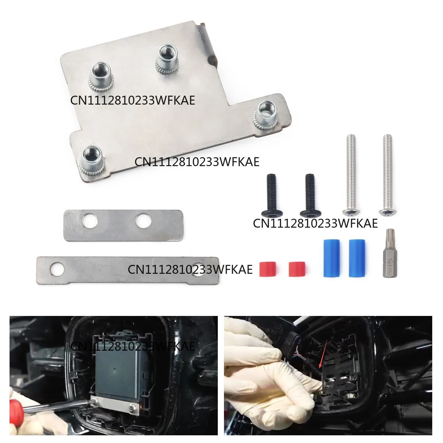Stainless Steel Anti-Theft Sensor Guard For Radar Shield For Honda Accord CR-V Pilot 2023-2026