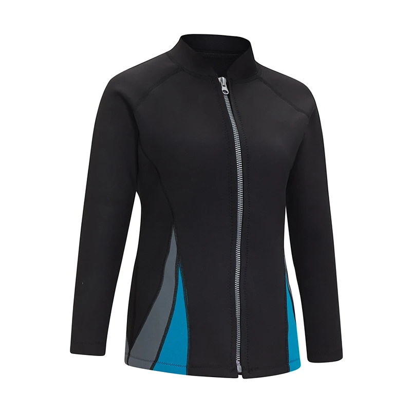 2024 Duikpak 2Mm Vrouwen Wetsuit Split Lange Mouwen Top Surf Surfen Speervissen Jack Broek Kleding Wetsuit