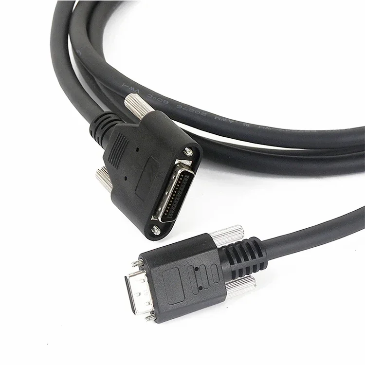 High Speed Stable Cameralink SDR26 to MDR26 Industrial Camera Data Signal Cable Camera Link SDR26-MDR26 Flexible Drag Chain Wire