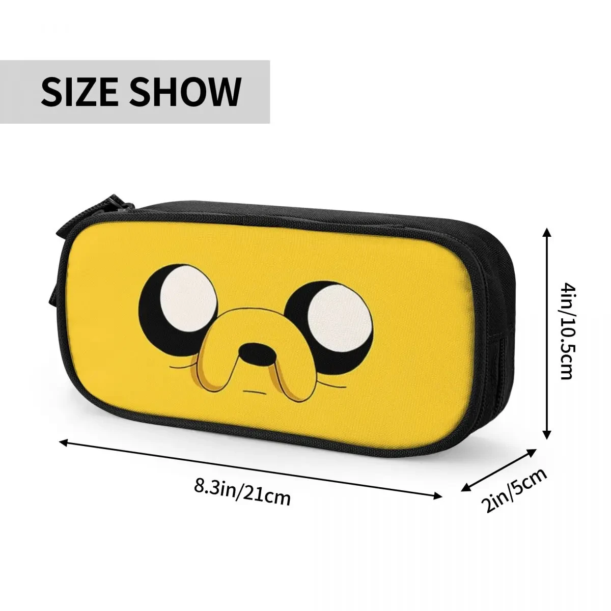 Lovely jack The Dog -Adventure Time Pencil Case Pencil Box Pen Box Student Large Storage Bags School Cosmetic Stationery