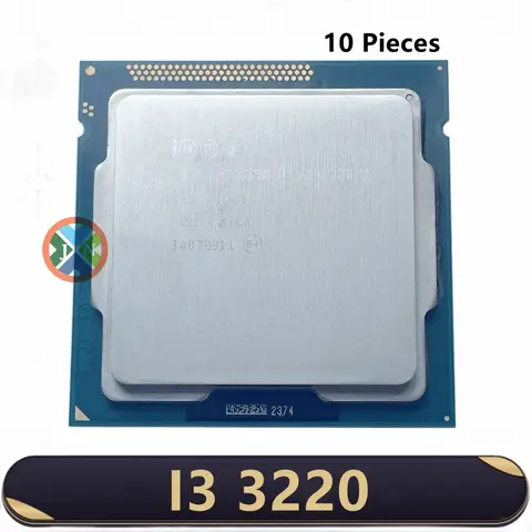 10 Stück i3-3220 i3 3220 3,3 GHz Dual-Core-CPU-Prozessor 3M 55W LGA 1155