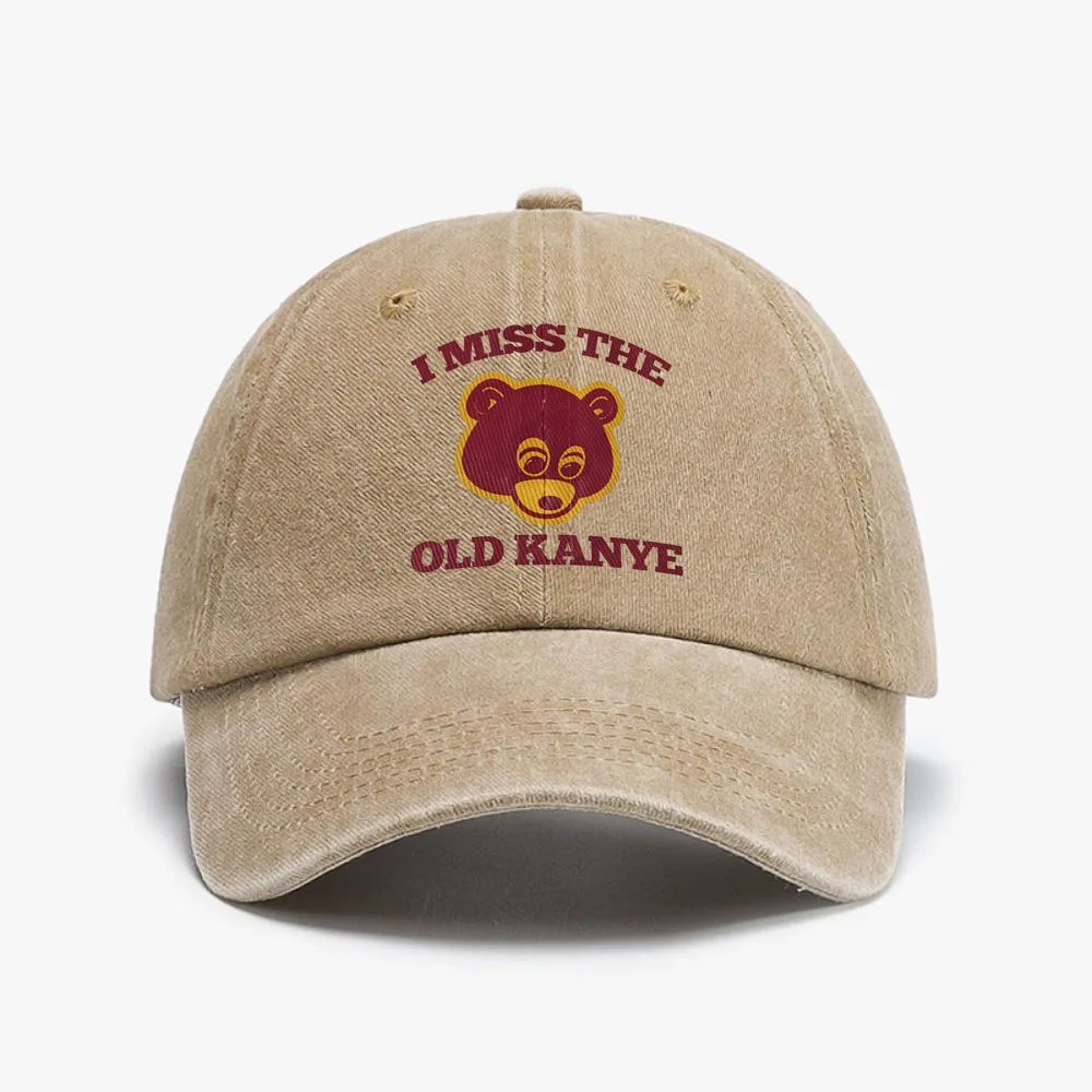i miss the old kanye Baseball Cap summer Vintage Distressed Washed Hats Cap Outdoor casual sports Golf Snapback caps