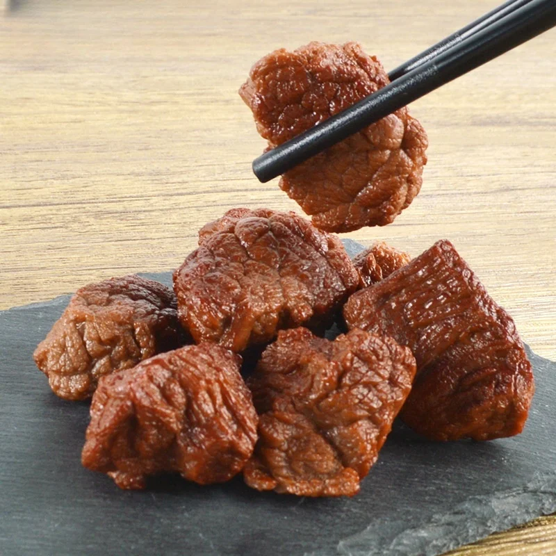 5Pcs PVC Imitation Beef Block Model Toy Interestingly Imitating Lean Meat Pieces Realistic Imitation Food Decorative Plaything