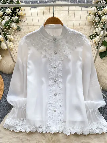 8 best sales romantisk blus - №6