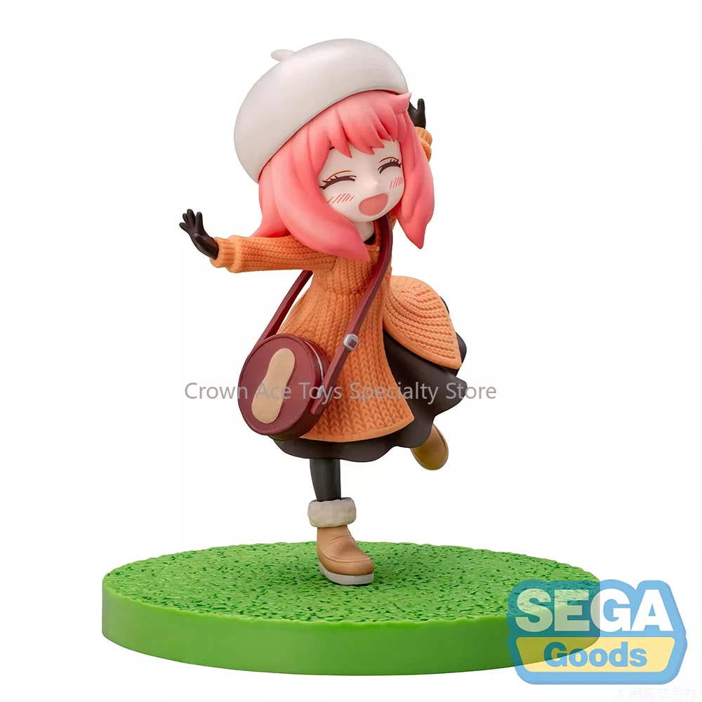 SEGA Luminasta Spy x Family Anya Forger Family Ooting Ver.2 12cm Anime Action Manga Figures Collectible Model Trendy Toys Gifts