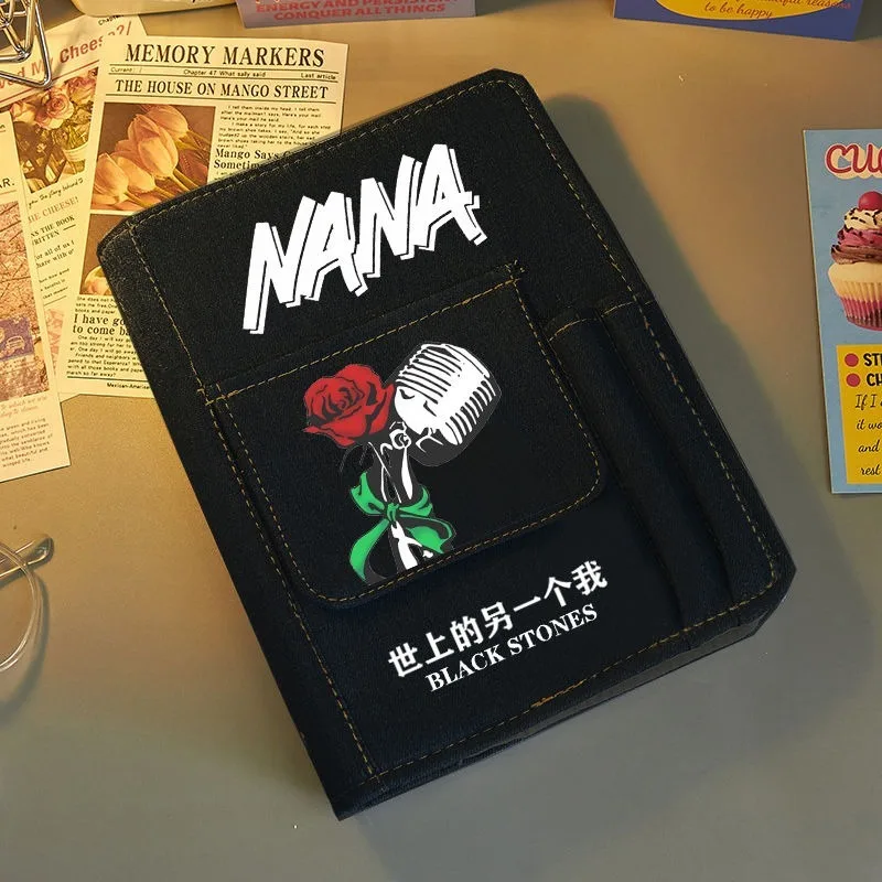 دفتر أنيمي أوساكي نانا A5 الياباني ، دينم سميك ، كتاب ألبان قابل لإعادة الاستخدام ، أدوات مكتبية للطلاب ، هدية مفكرة مدرسية ، صفحات #3