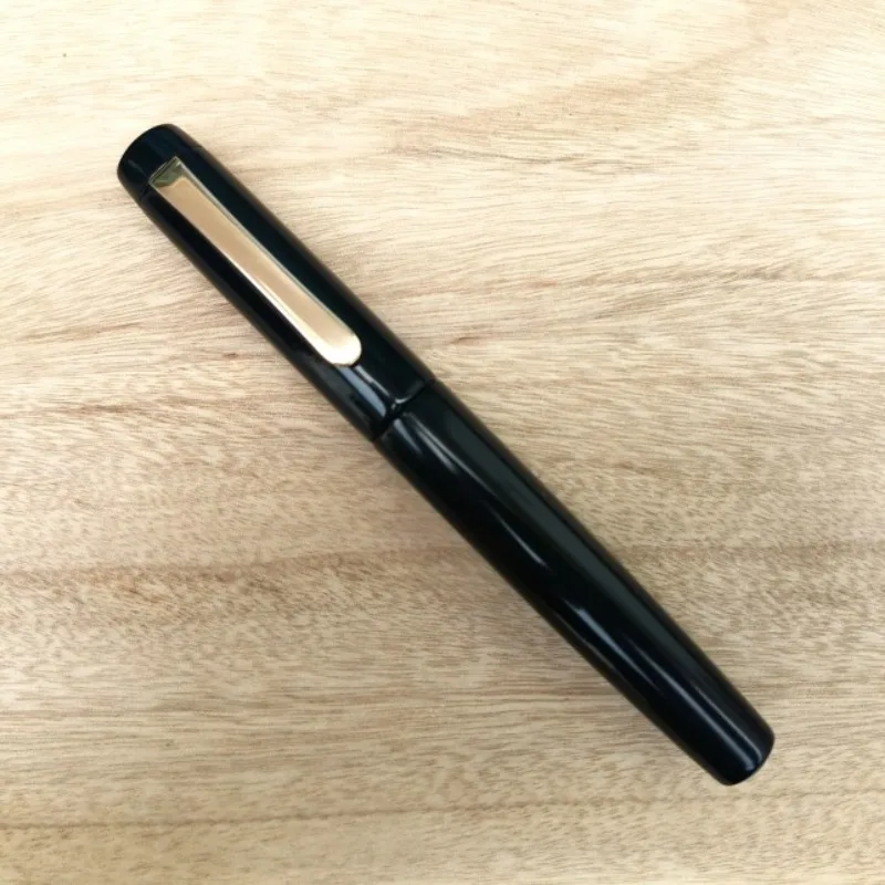 BALAOYE Japan Handmade Lacquer Fountian Pen Flute Design Two tone Bock Nib Long Knife 1.0mm Collection office stationery pens