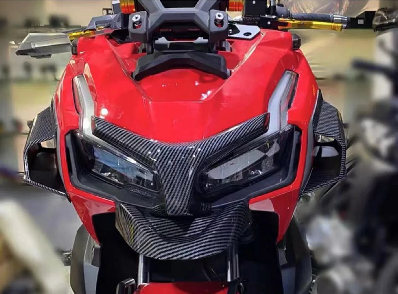 For HONDA ADV160 Headlight Decorative CoverUpper Nose Cowling Cover ADV160 Accessories ADV150 Accessories Motorcycle Accessories