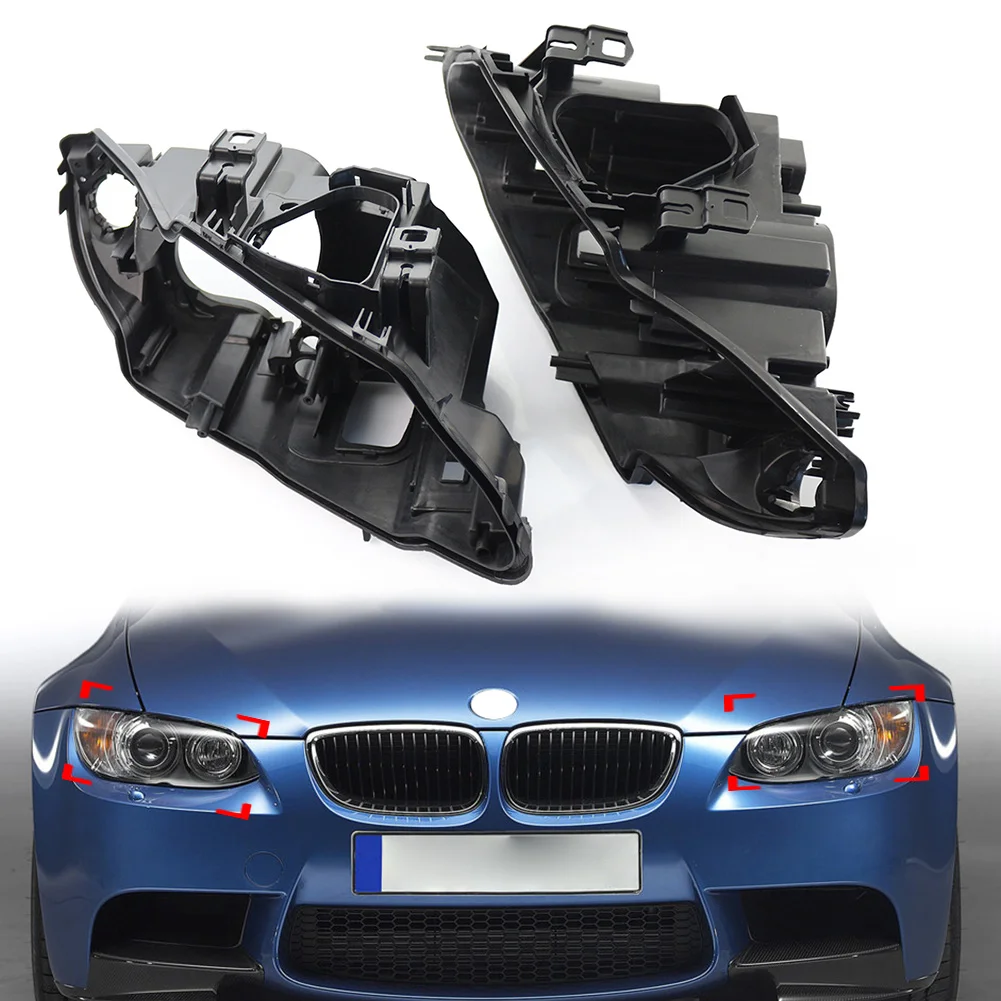 

1Pcs Car Front Headlight Rear Shell Base For BMW E92 E93 M3 328i 335i 2006‑2009