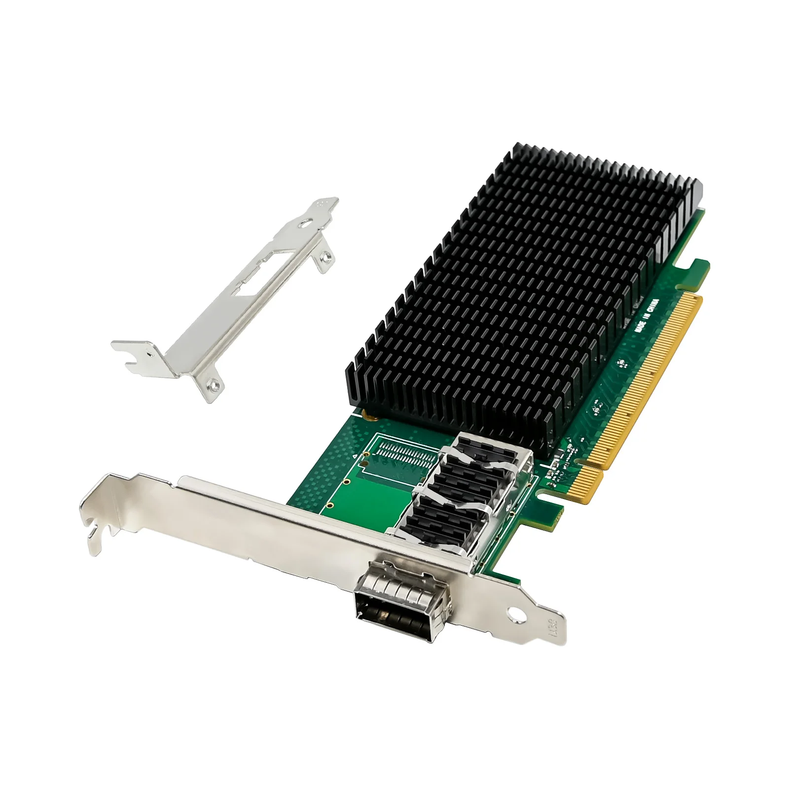 SUNWEIT ST7340 PCIe x16 E810 ألياف واحدة 100G QSFP28 Server NIC