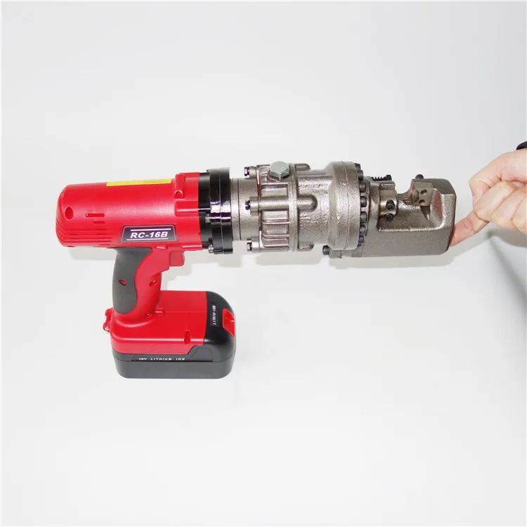 RC-16B Industrial Hydraulic Rebar Cutter Portable Steel Bar  Max Cutting 4-16mm Deformed Rebar