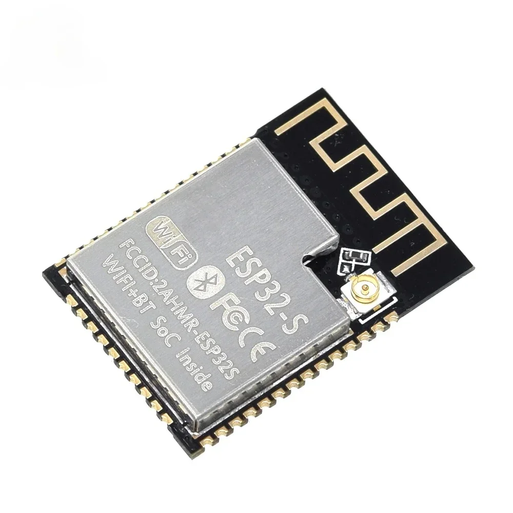 5PCS ESP32 ESP-32 Wireless Module ESP32-S ESP-WROOM-32 ESP-32S with 32 Mbits PSRAM IPEX/PCB Antenna with 4MB FLASH for arduino