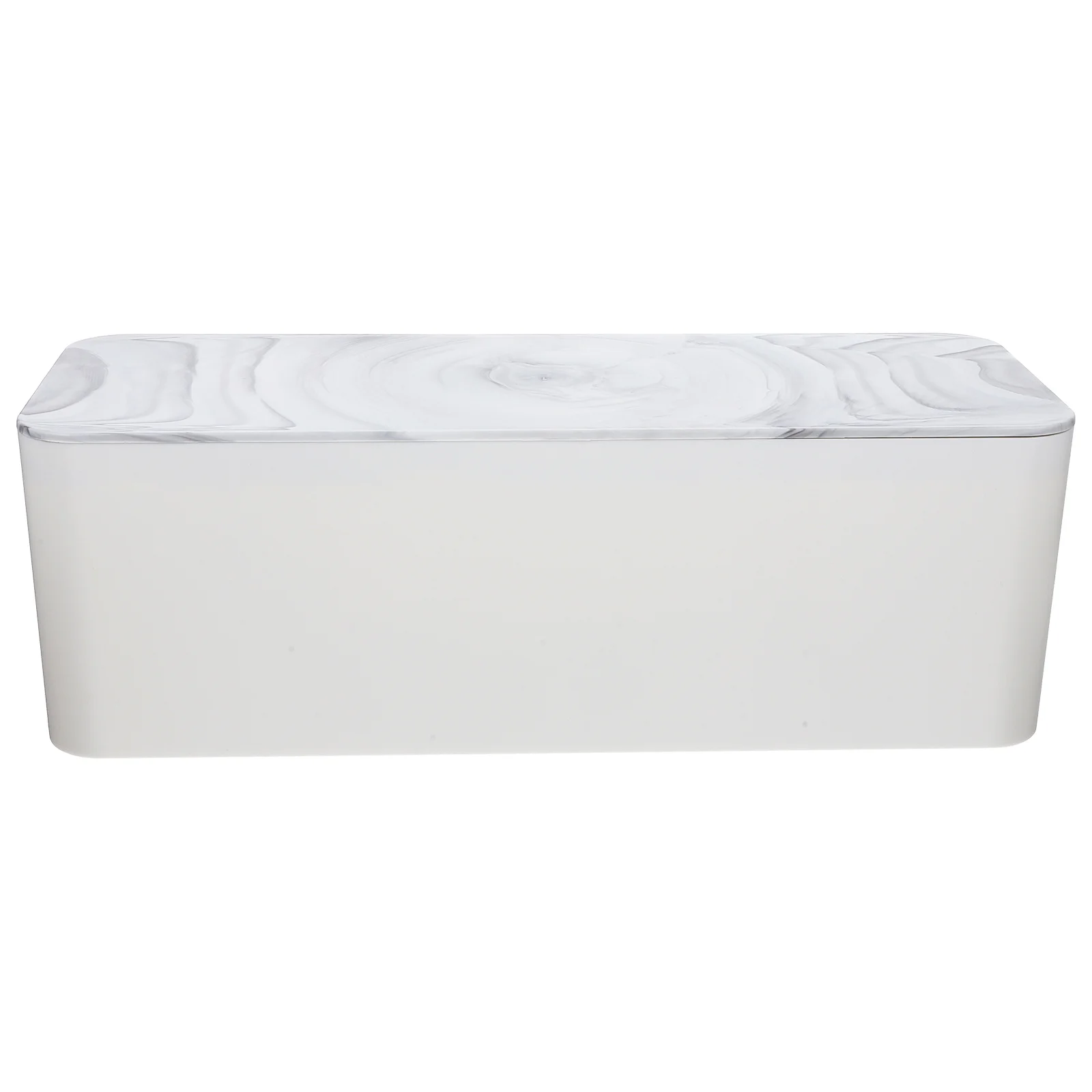 

Bamboo Lid Cable Management Box Large Capacity Cord Organizer for Desk Home Office School Use Multi Functional Storage Holder