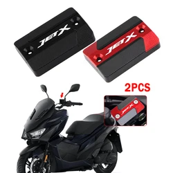 JETX Accessorie Motorcycle Brake Fluid Cap Master Cylinder Reservoir Cover For SYM JET X 150 125 JETX150 JETX125 2023-2024