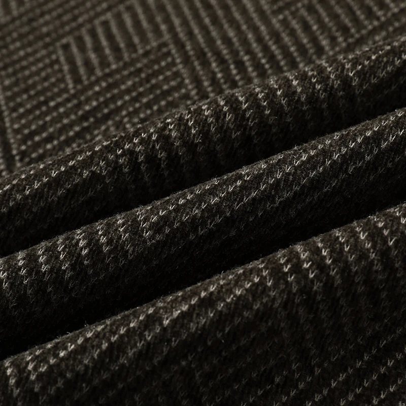 Velluto spesso di alta qualità caldo uomo marchio di moda autunno inverno slim fit pullover in maglia maglione di design maglione casual di lana coreana
