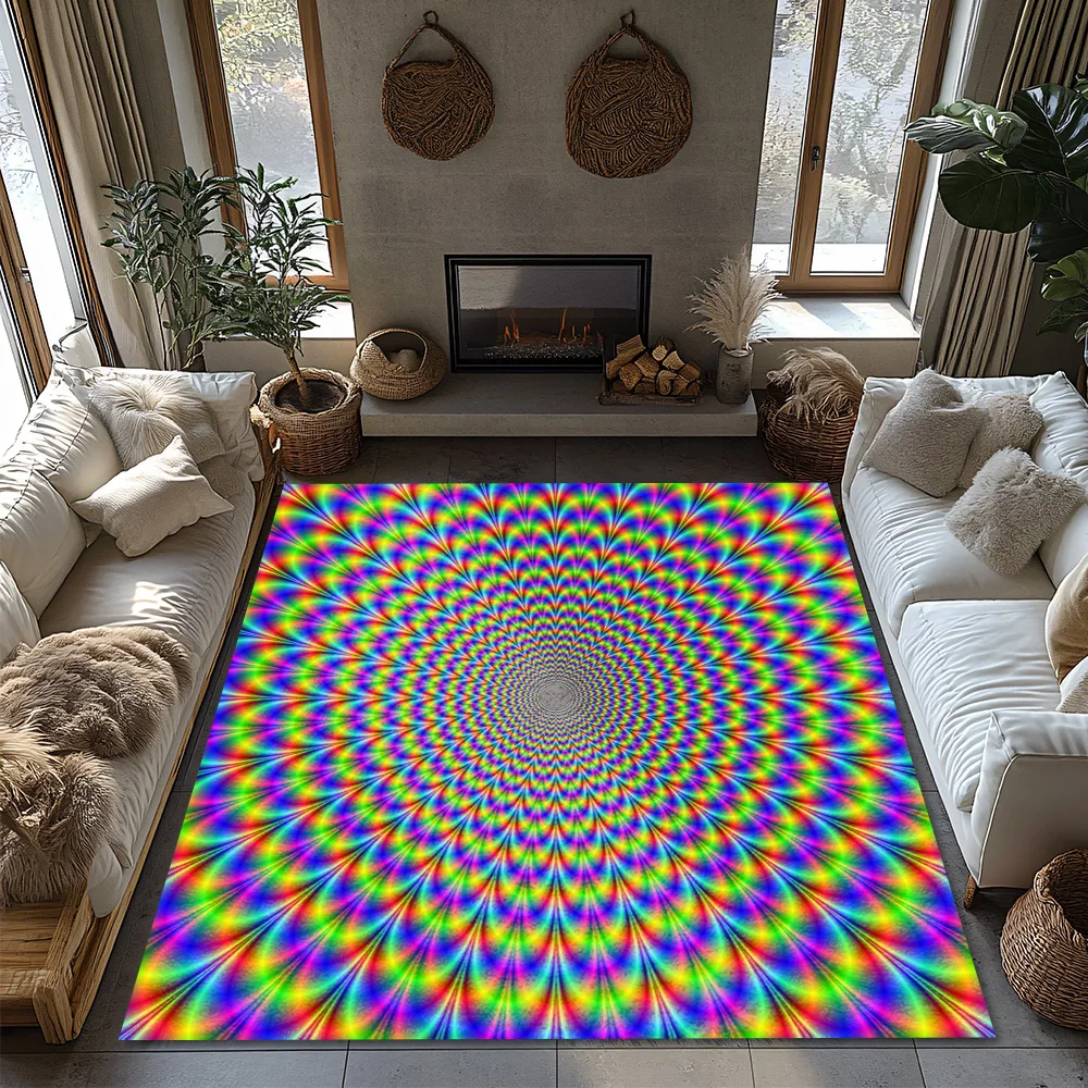 Tuniu Psychedelic Optical Illu - Home Textiles Rug review and price