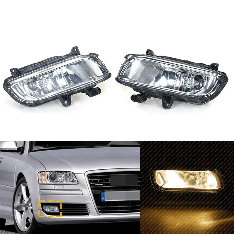 

Car Front Bumper Halogen Fog Light For Audi A8 Quattro A8 D3 2008 2009 2010 Lamp 4E0941699B 4E0941700B car-styling