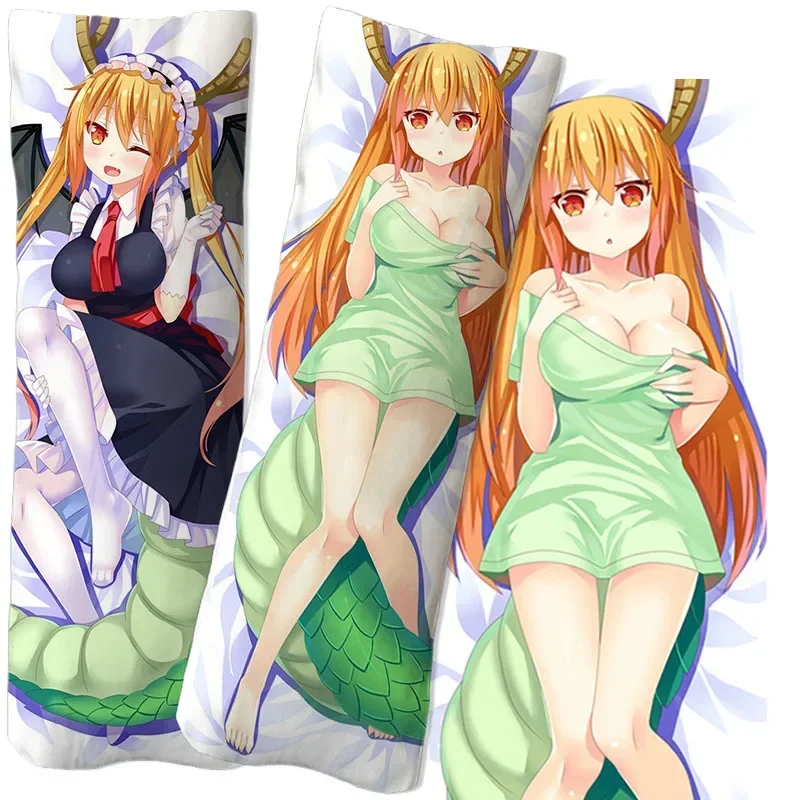 Anime Kobayashi's Dragon Maid Hug Body Pillowcase Double-sided 3D Printing Bedding Customizable Two-Dimensional Sexy Friend Gift