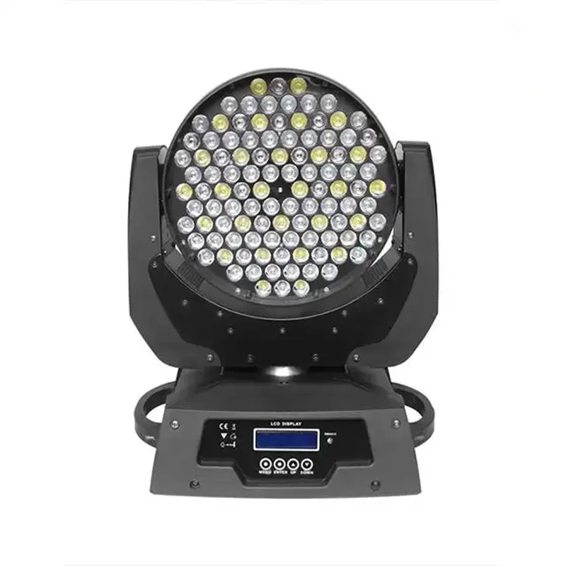 Strong Lighting Effect 108*3W RGBW LED Wash Moving Head Beam Light Spot On Wedding Stage Club Lights PLS-LM1083