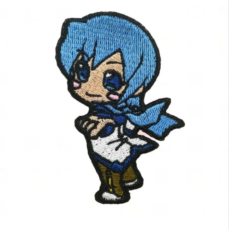 3style Hatsune Miku Patch on Cloth DIY Clothing Garment Anime  Patches Shirt Pants Accessory kawaiii big eyes girl cloth Sticker