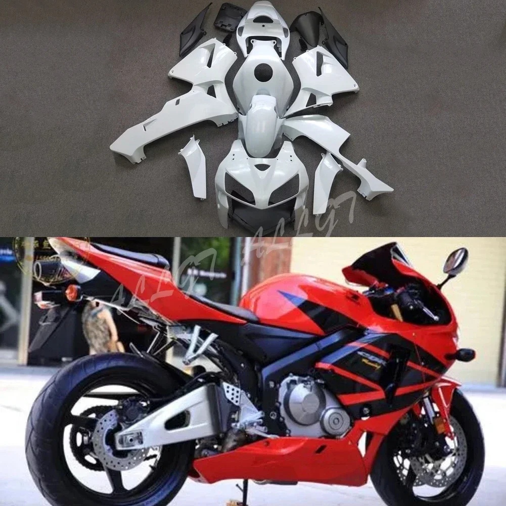 Drilled ABS Molded Unpainted Fairing Kit Bodywork for HONDA CBR600RR F5 2005 2006