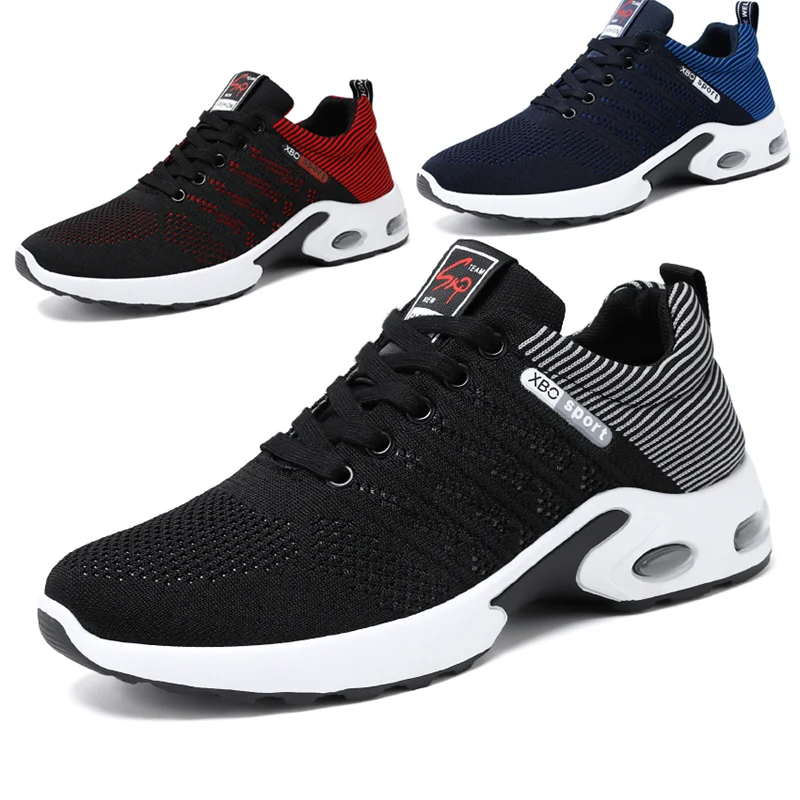 

New large size men's casual sports shoes Fashion lightweight thick sole sports shoes mesh breathable jogging hiking men's shoes