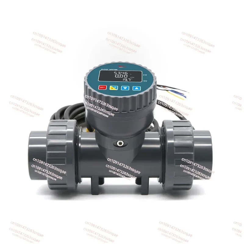 

Smart LCD Digital Display Flowmeter RS485 Electronic Flowmeter PVC Large Diameter Flow Sensor For Farm/Garden Irrigation