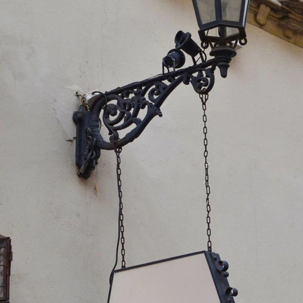 

20 Pcs Black Chain Door Sign Billboards Hanging Chains Decorative Hooks Dankou for With