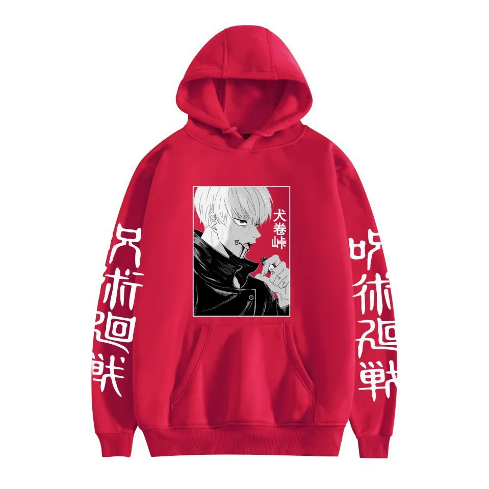 Jujutsu Kaisen Anime Character Impression Clothing Casual Minimalist Sports Women's Hooded Sweater