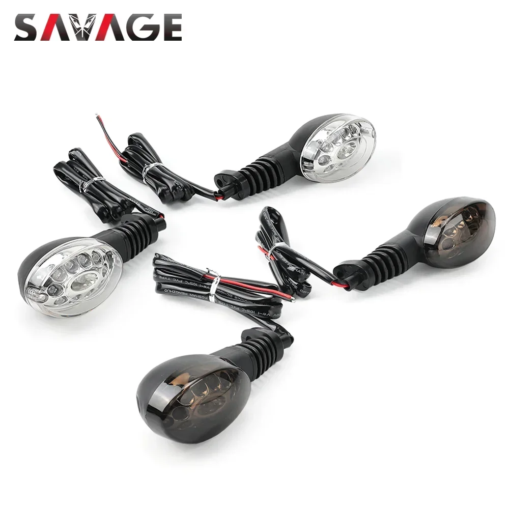 Turn Signal LED Flasher For KAWASAKI NINJA 250R Vulcan S 650 D-TRACKER KLX 125 150 230 250 300 Motorcycle Blinker Light Lens