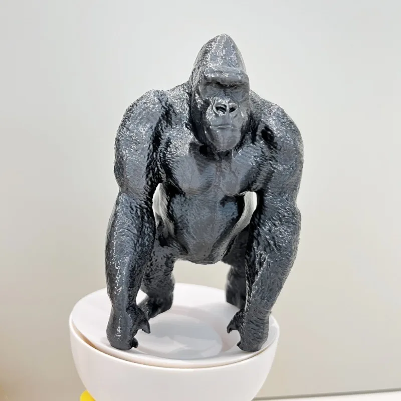 

Creative Gorilla Statue Decor,Resin Craftsmanship Modern Home Decor for Living Room Ornament,Showroom & Luxury Interior Model