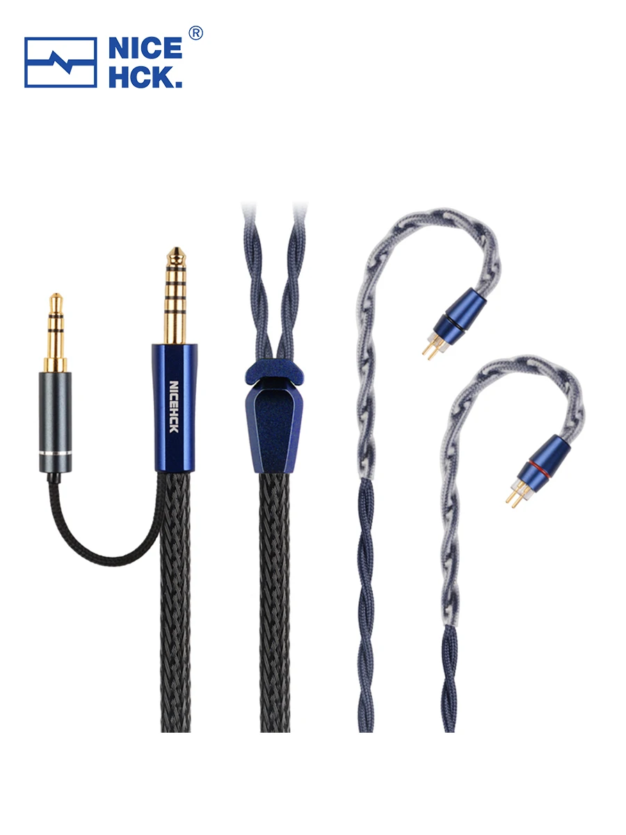 NICEHCK DualDragon 8N OCC+Microalloy CVD Graphene Kabel do słuchawek HiFi 4.4mm/3.5mm/2.5mm MMCX 2Pin N5005 do NX8Ti N5005 IEM — zdjęcie produktu 7