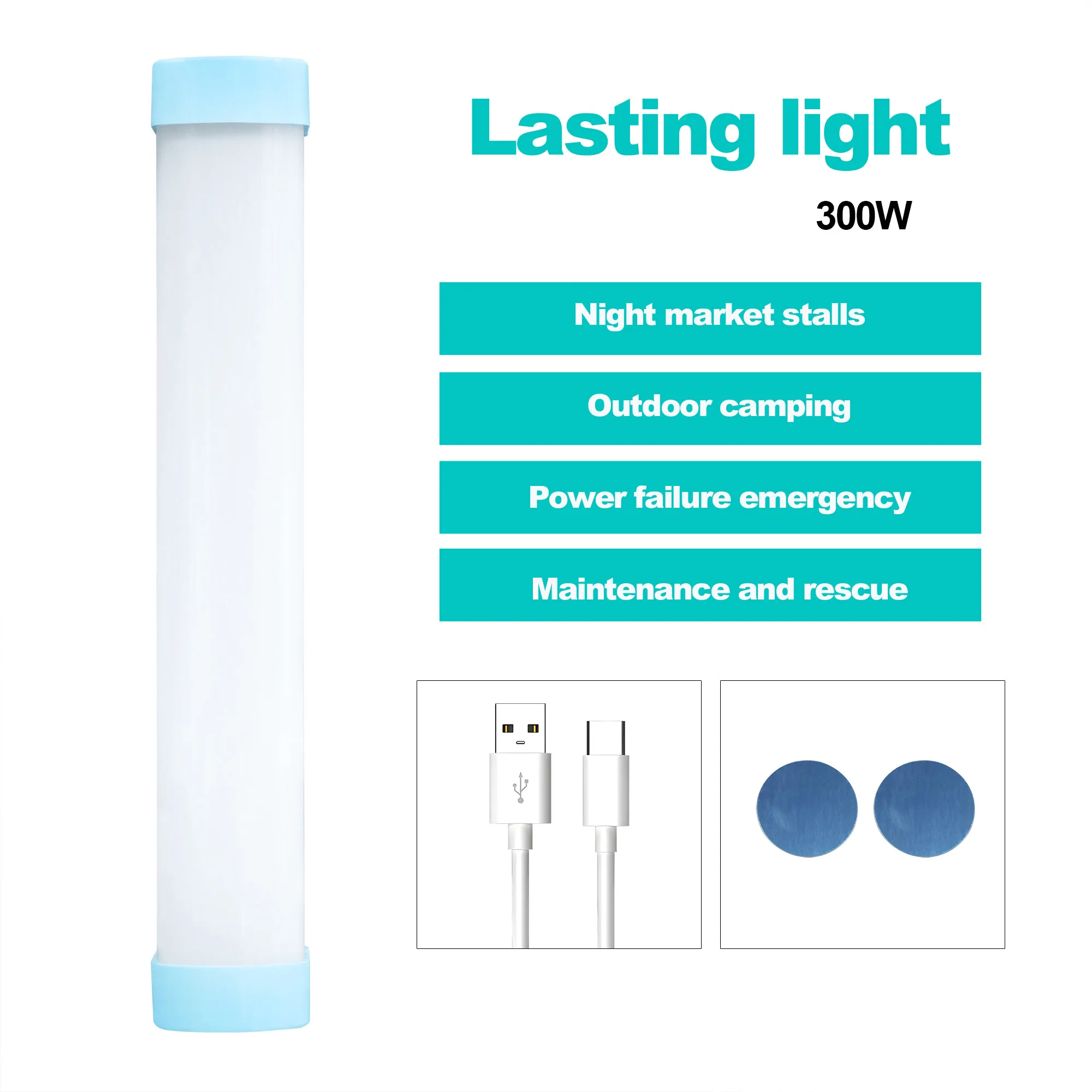 

Portable Camping Charging Tent Light with Magnetic Attachment Outdoor Emergency Light with Ultra-Long Battery Life