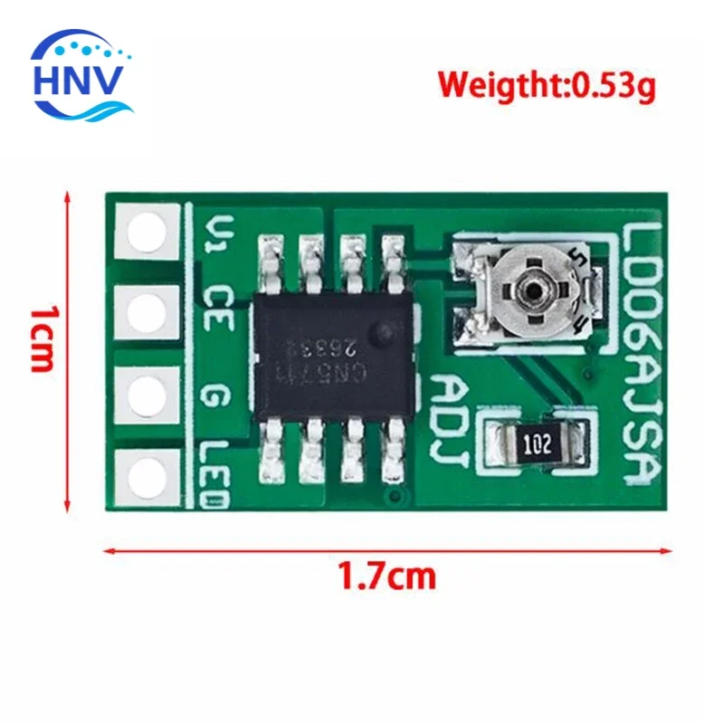 30-1500MA Adjustable Constant Current LED Driver DC 3.3V 3.7V 4.2V 5V PWM Control Board Buck Power module