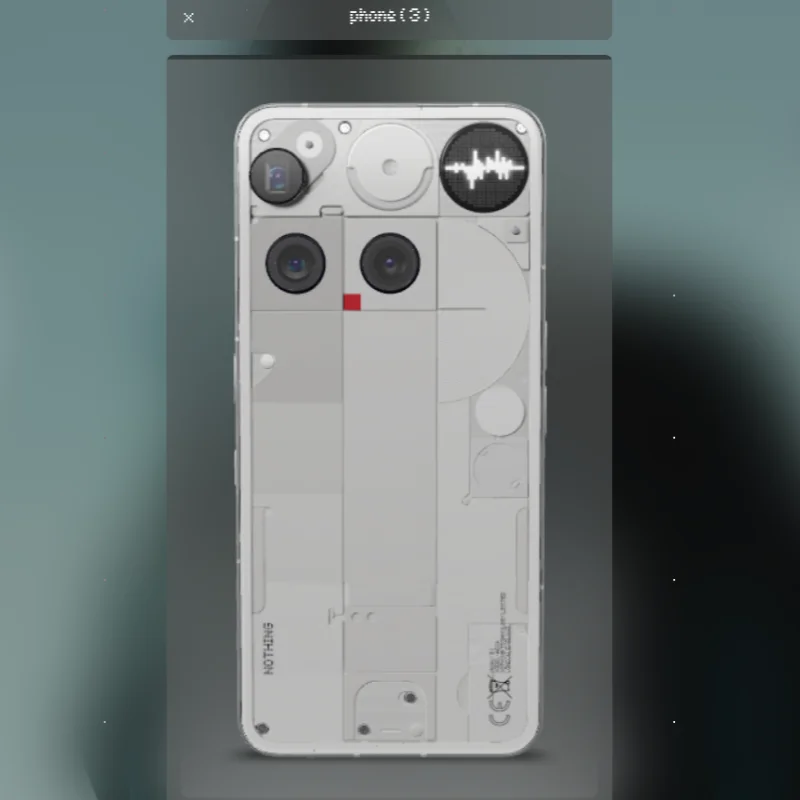 

Metal lens film For Nothing Phone 3 HD rear camera independent lens protection For Nothing Phone 3 anti-scratch and shockproof